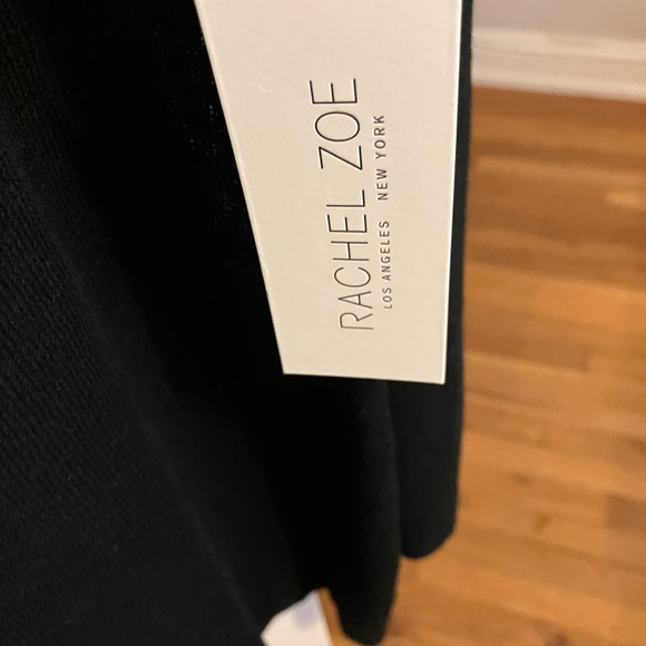 Rachel Zoe Black Linen Long Length Sweater - Picture 3 of 3